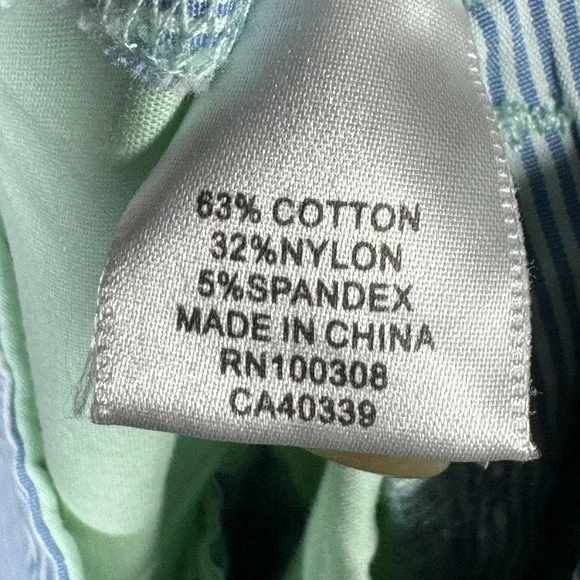 Peter Millar Shorts Mens 36‎ Seaside MS21B01 Stretch Chino Lightweight Poplin - Picture 9 of 11